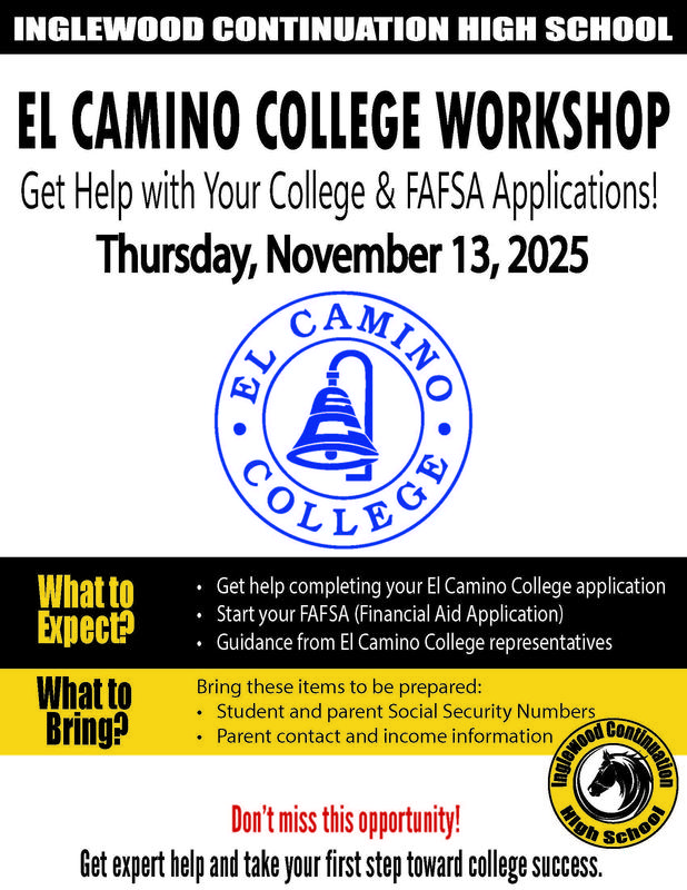 El Camino College Workshop Featured Photo