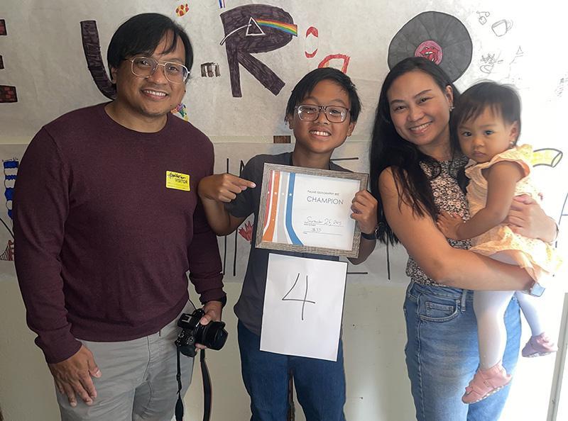 Louis France Revilla and family