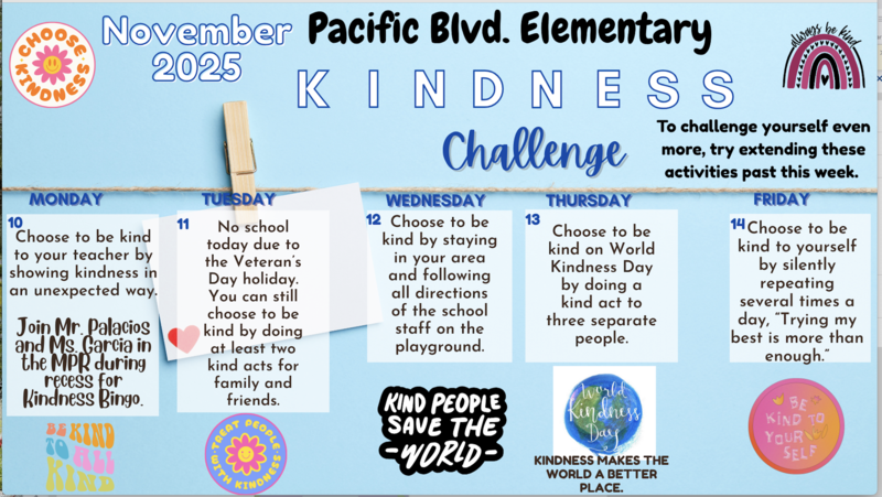 November Kindness Challenge
