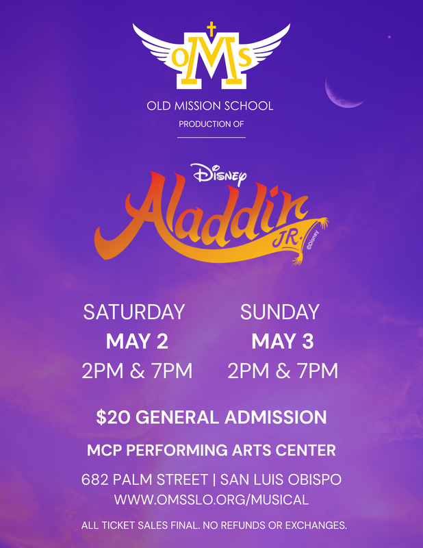 Aladdin JR. Tickets On Sale