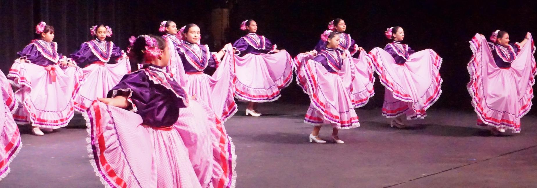 Folklorico dancers at Western Stage in Salinas