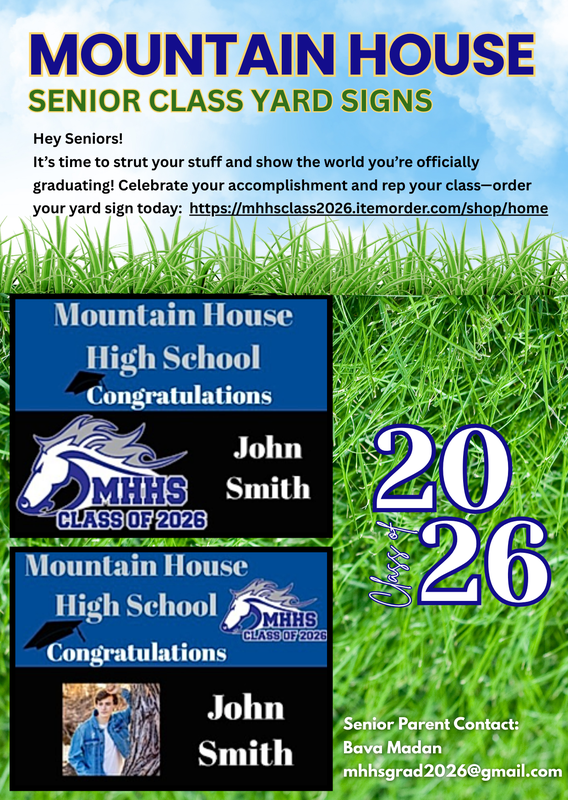 Senior Class 2025 Yard Signs - Place your order today!