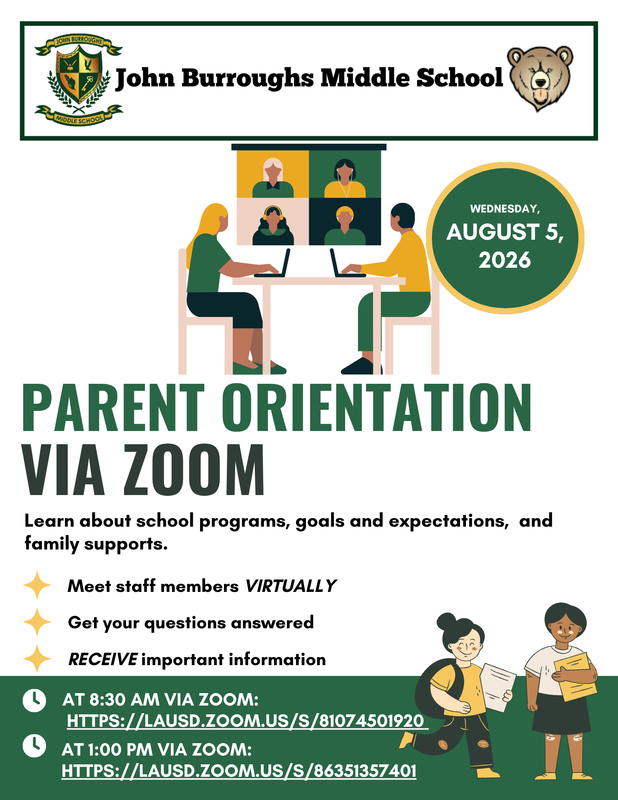 Parent Orientation via Zoom