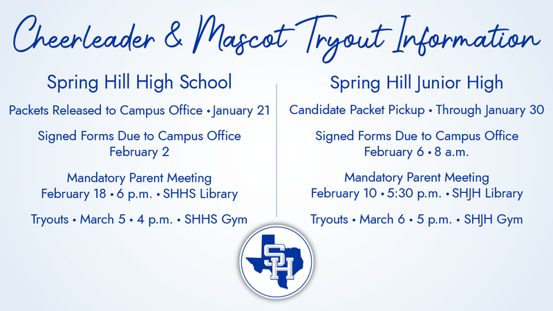 Cheerleader & Mascot Tryout Information