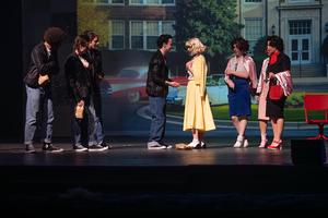 THS Theatre students perform a scene from Grease