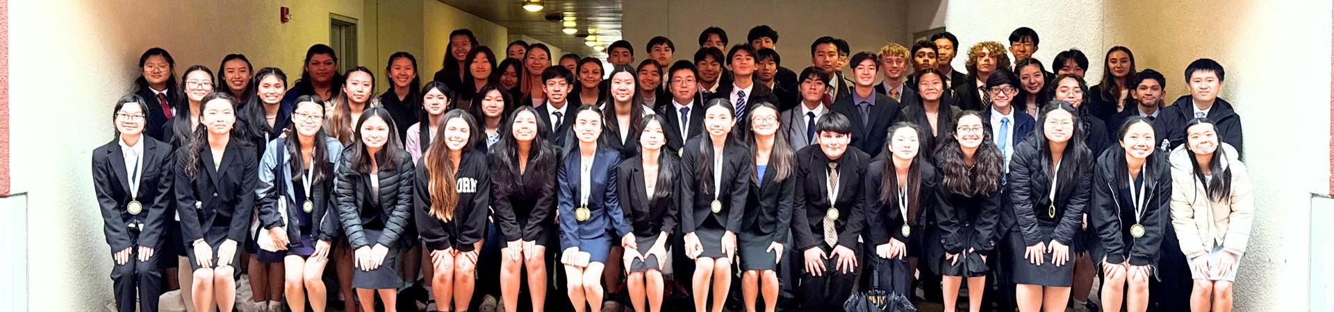 Team photo at Fall Novice At Gab