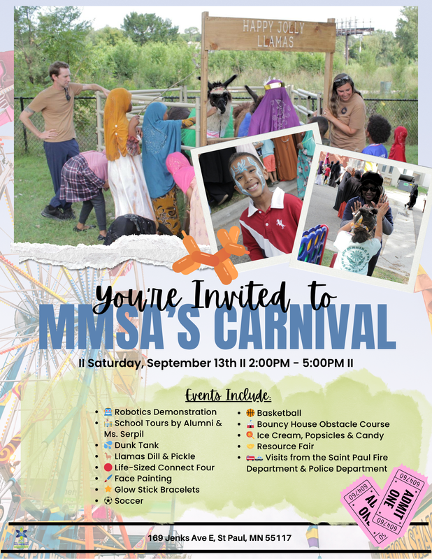Our Carnival is happening Saturday, September 13th from 2–5 PM