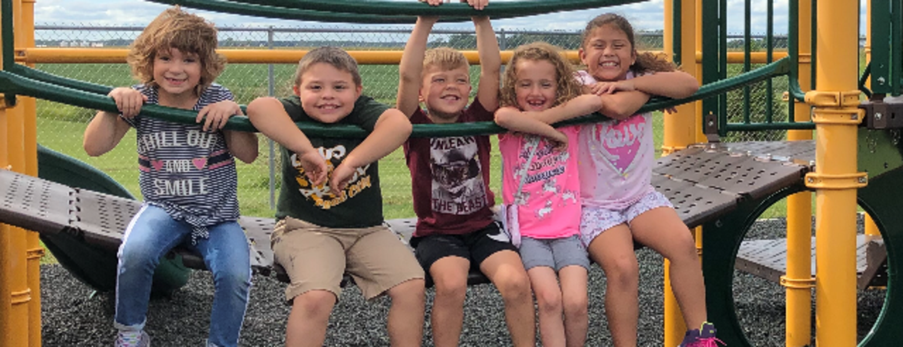 Playing on the playground