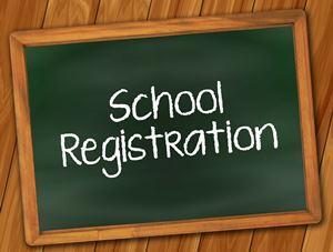 New school registration banner