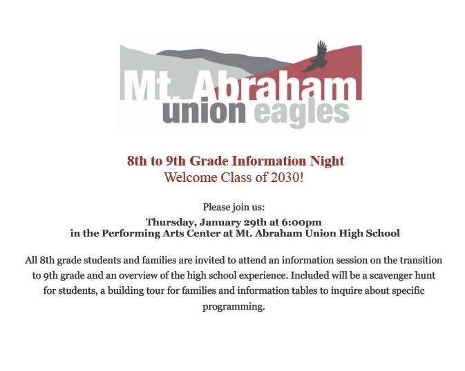 We look forward to seeing you on the 29th!