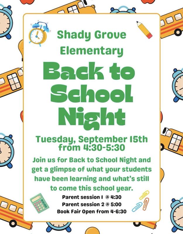 Come join us for back to school night Featured Photo