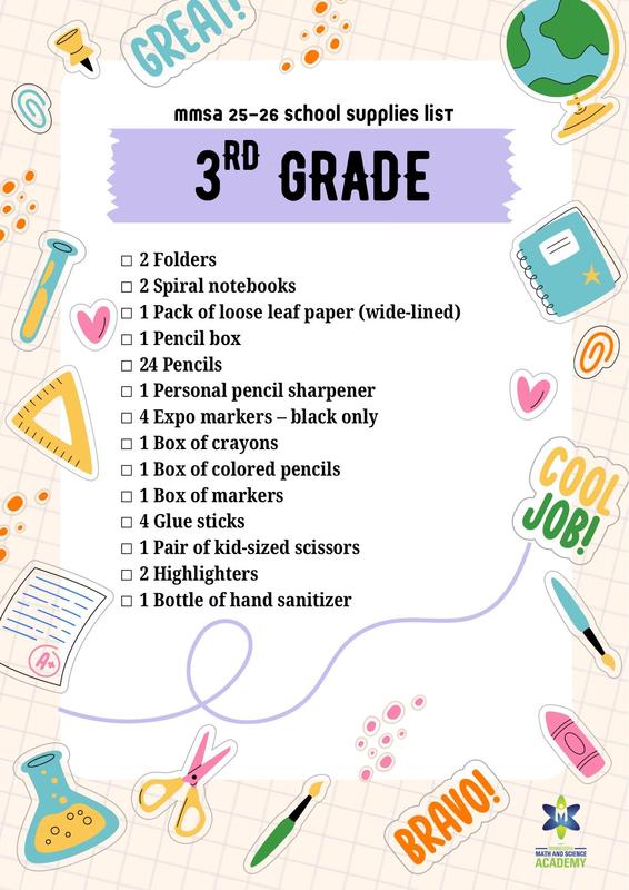 Don’t forget, MMSA families!