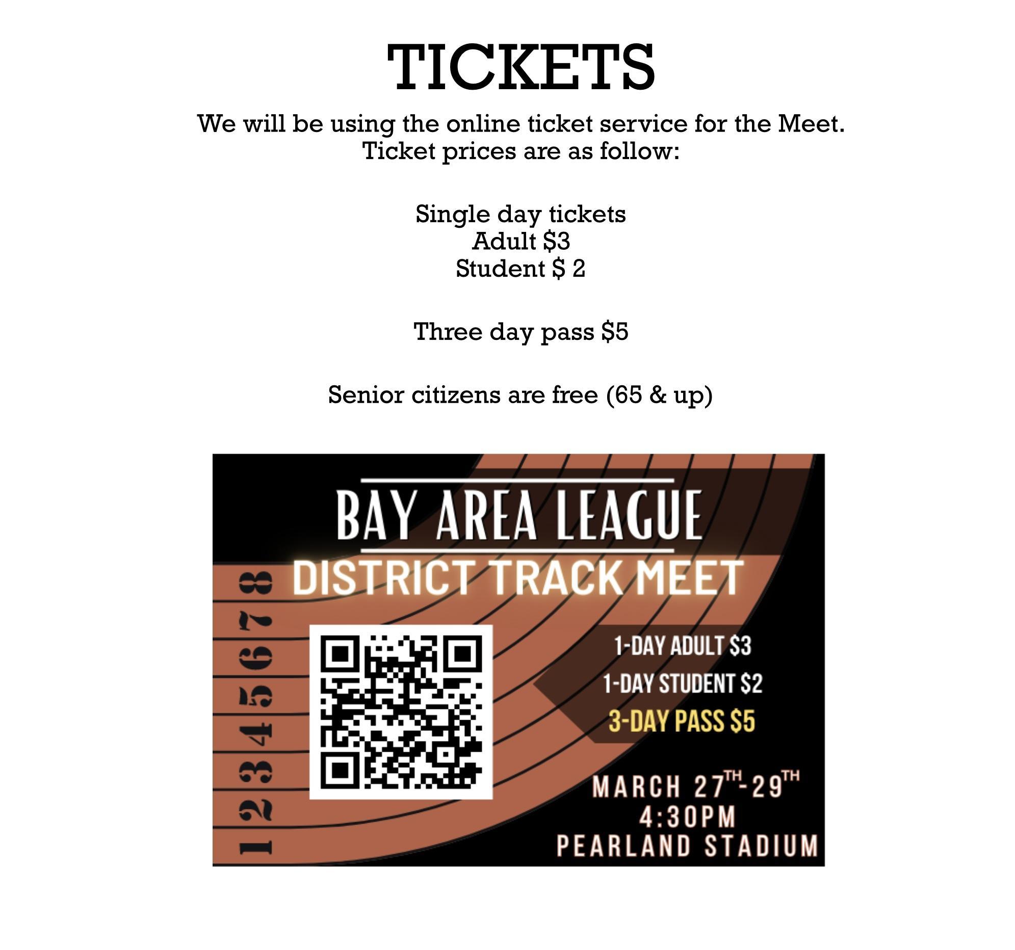 District Track Tickets Russell Schoppe Fairmont Junior High