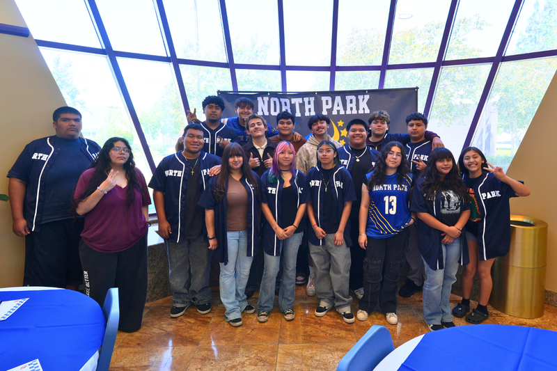 NPHS 2026 Athletics Banquet, Students pose for a group photo