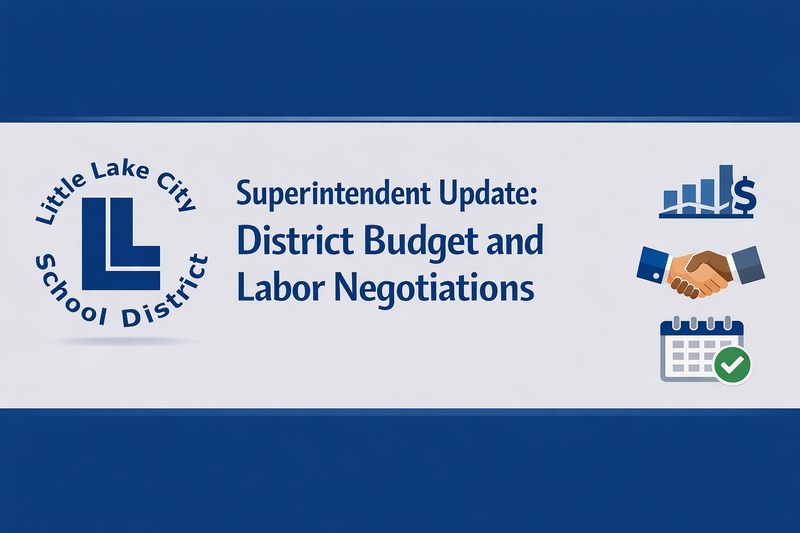 Graphic for Superintendent Message