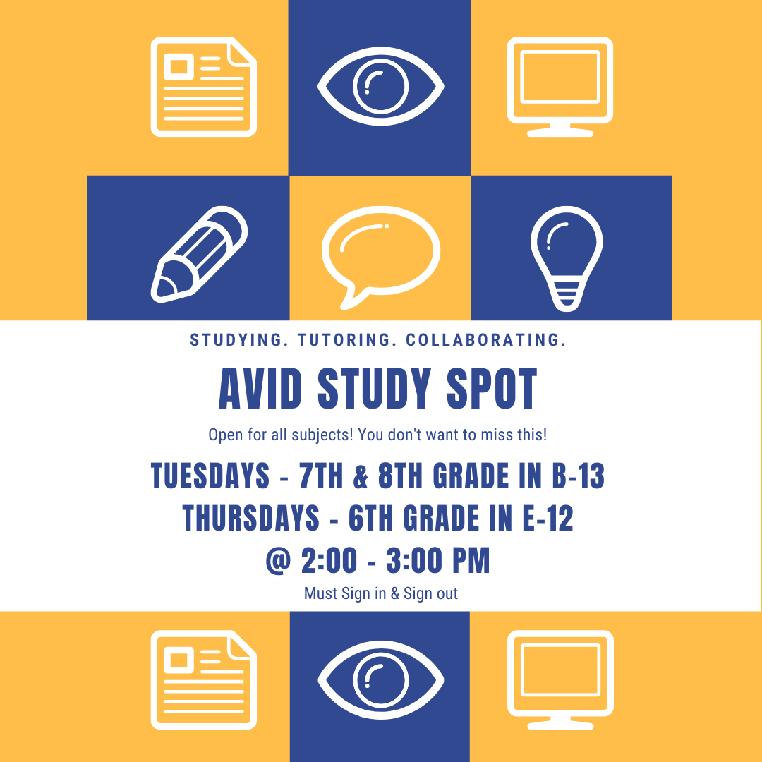 Study Spot Schedule