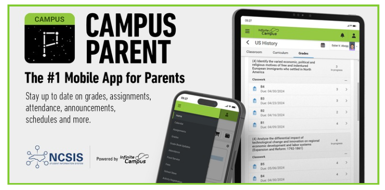 Infinite Campus Parent Portal Graphic in English
