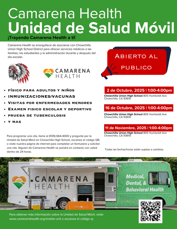 Camarena Flyer Spanish