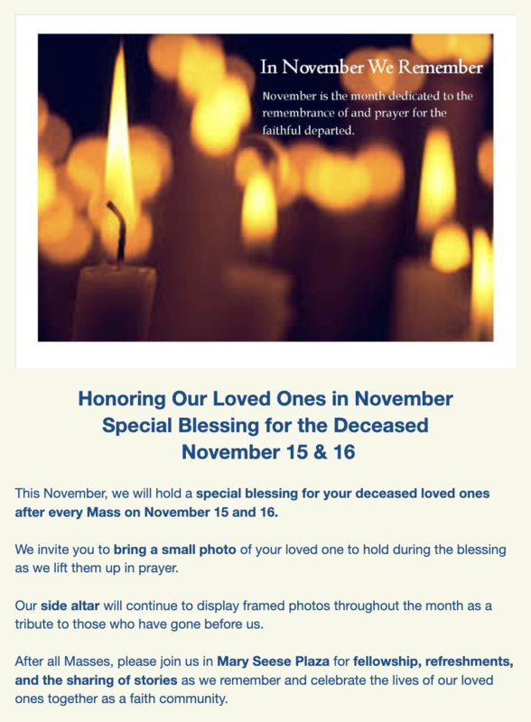 Honoring our Loved Ones