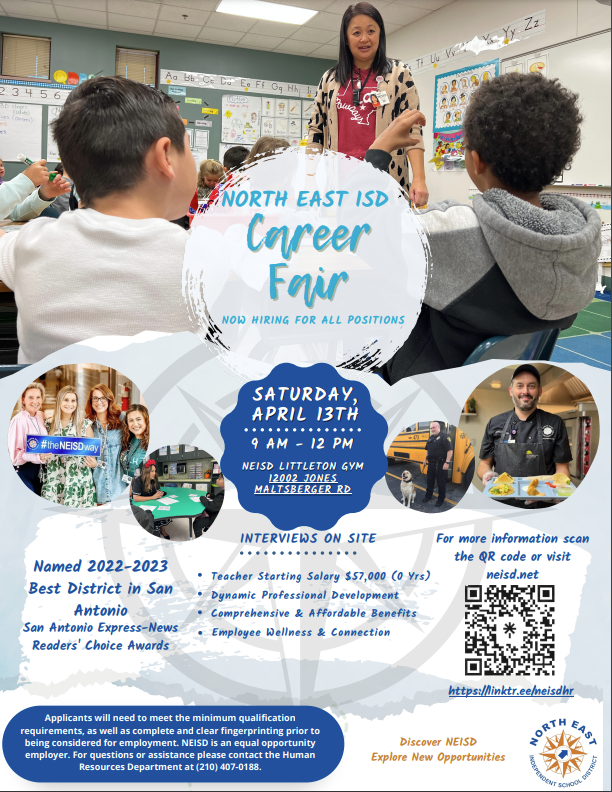 School District/Charter School Job Fairs – Human Capital Services – ESC-20