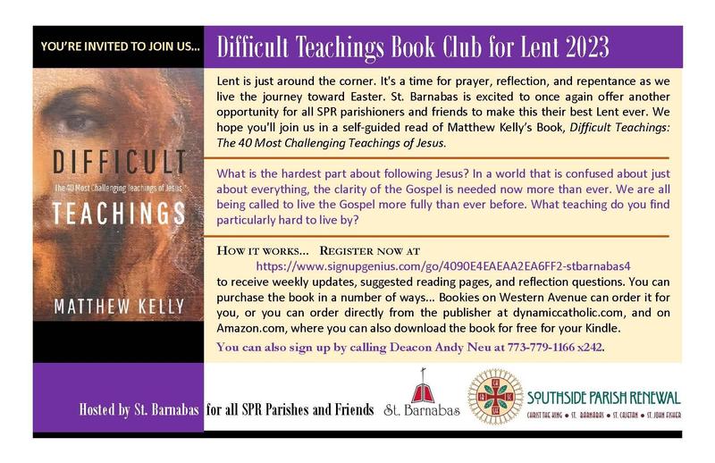 Lent Book Club Featured Photo