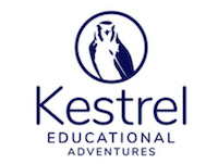Kestrel written in purple