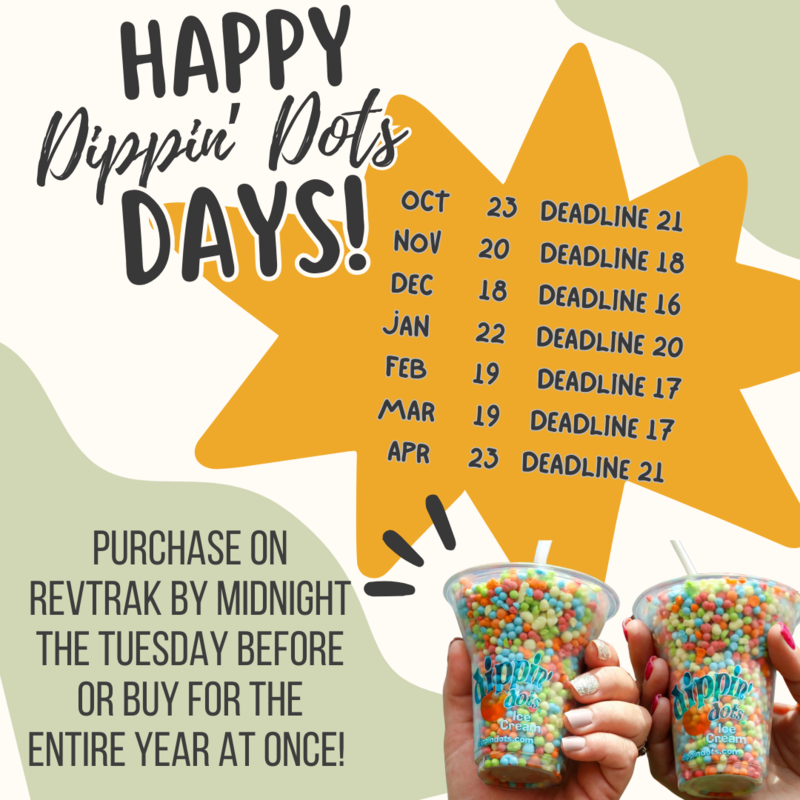 Order Dippin Dots on Revtrak