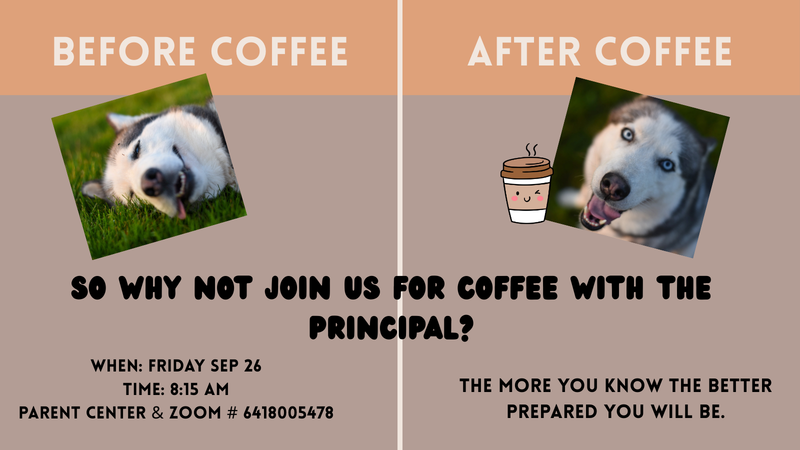 coffee with the principal