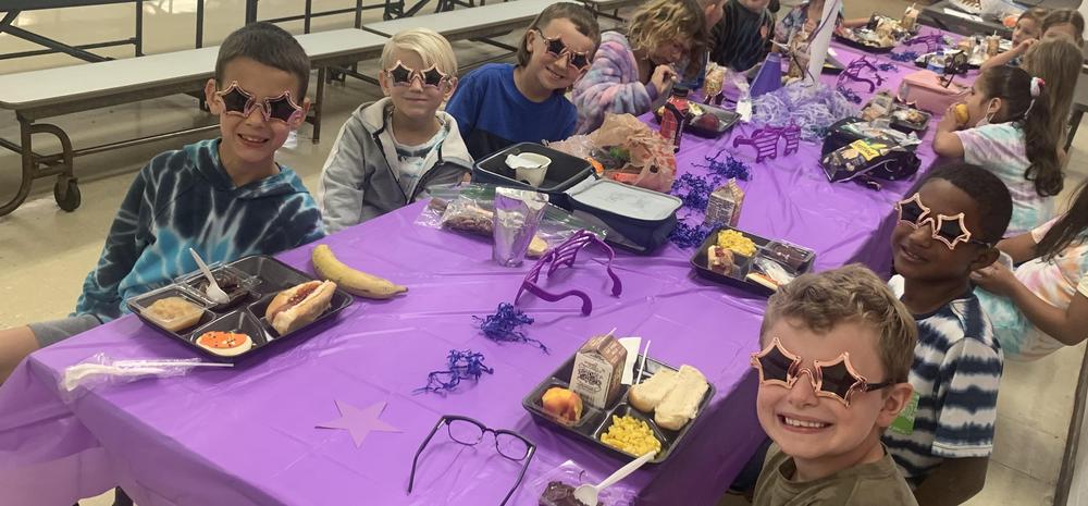 Second Grade October Character Lunch