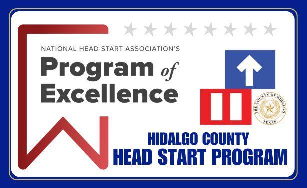Graphic to announce Head Start gets the Program of Excellence Award