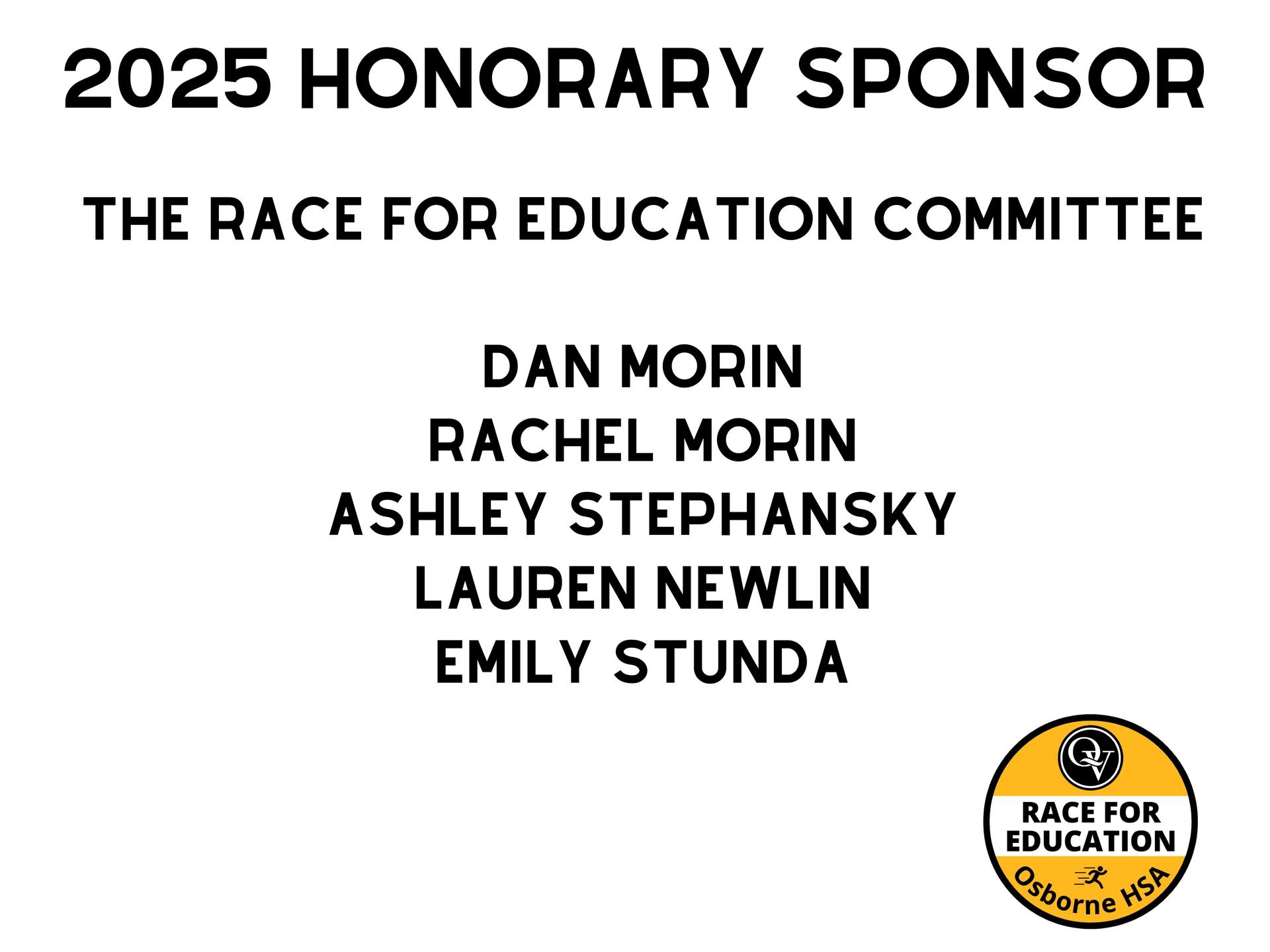 Race for Education Sponsors 2025