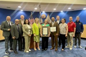 Passaic County Teacher of the Year Bernadette Orsita Honored by Passaic County Commissioners