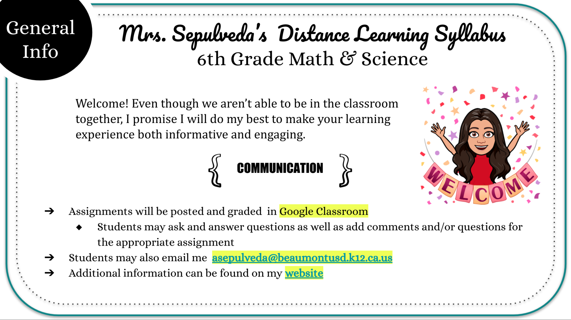 Class Syllabus