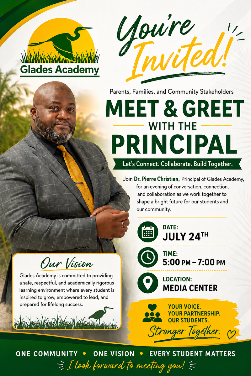 Meet & Greet with Principal Dr. Pierre Christian Featured Photo