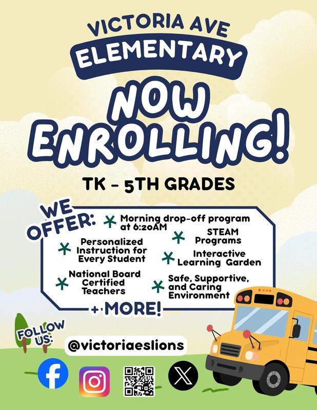 victoria enrollment flyer