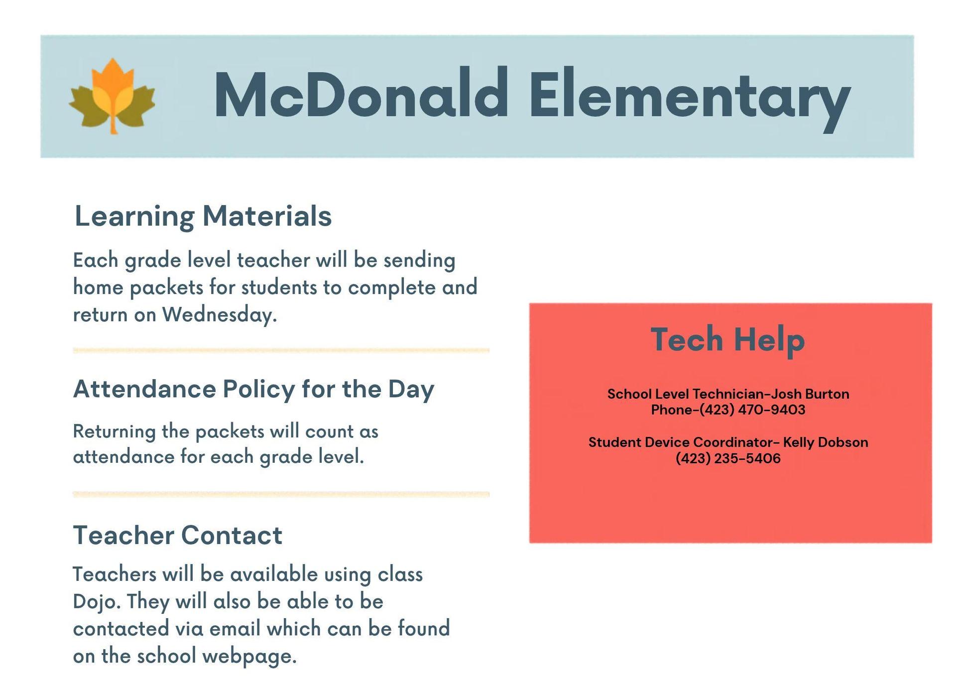 Virtual Learning Day Instructions