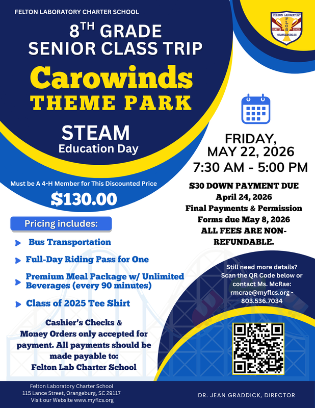 8th Grade Senior Class Trip