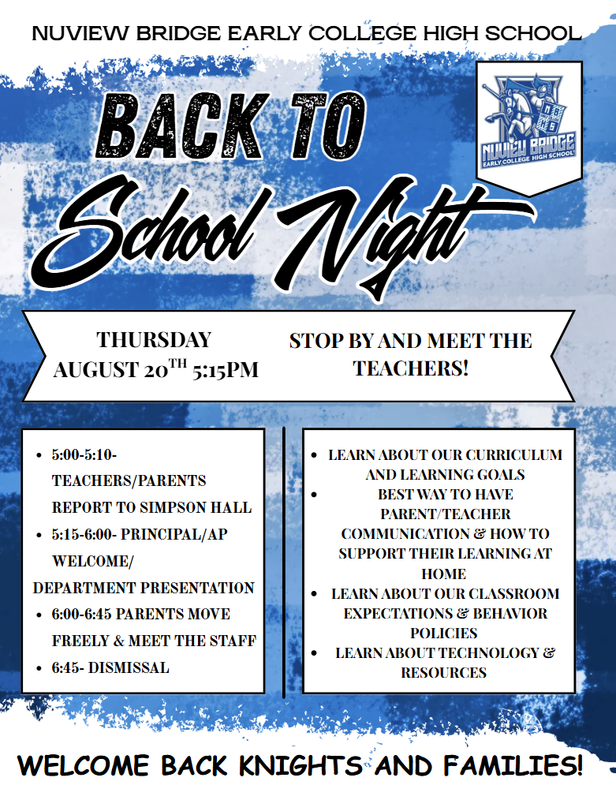 Back To School Night