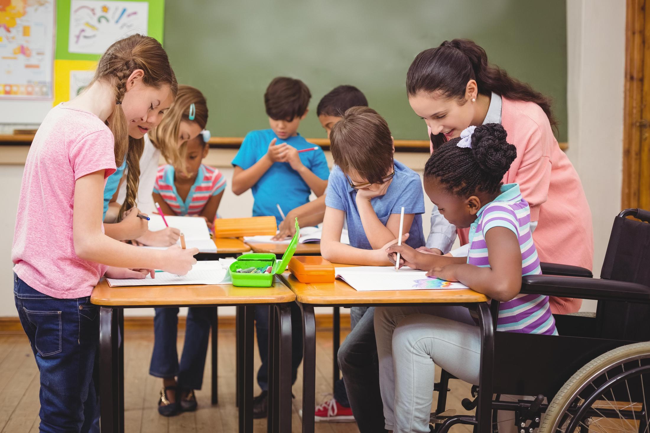 Special Education Students In The Classroom