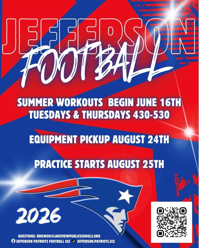 JMS Football Summer Workout Information
