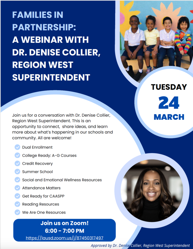 Families in Partnership: A Webinar with Dr. Denise Collier
