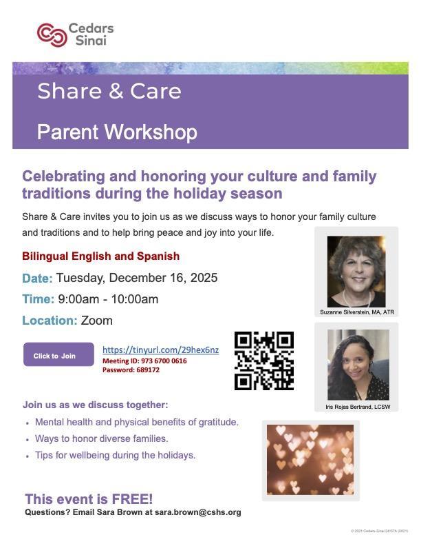 Share & Care Parent Workshop