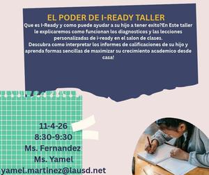 power of iready spanish