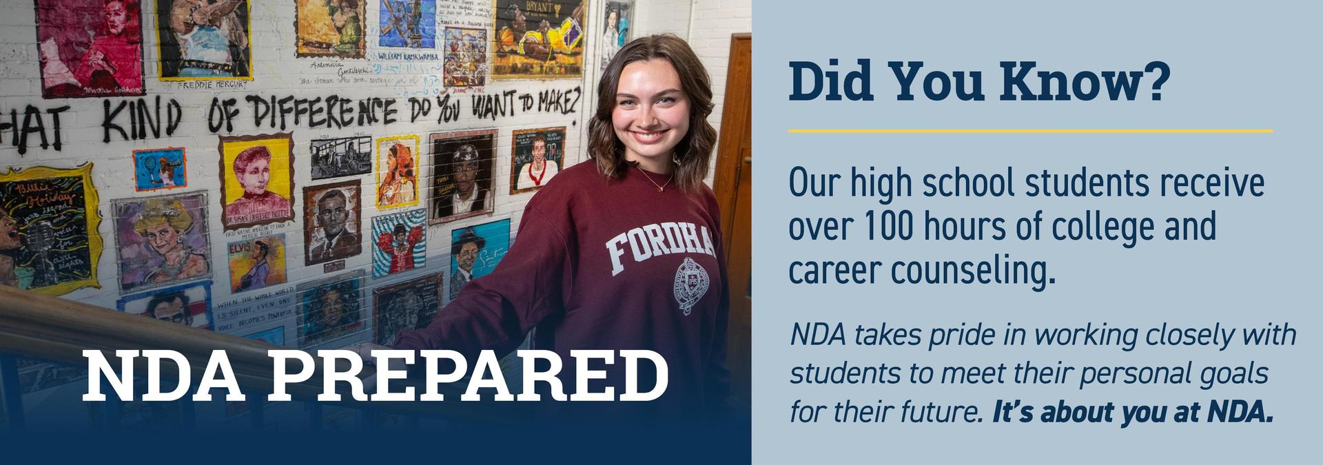 NDA Prepared for College and Career