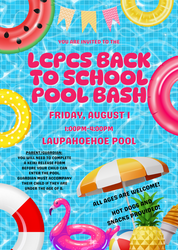 Back to school bash flyer