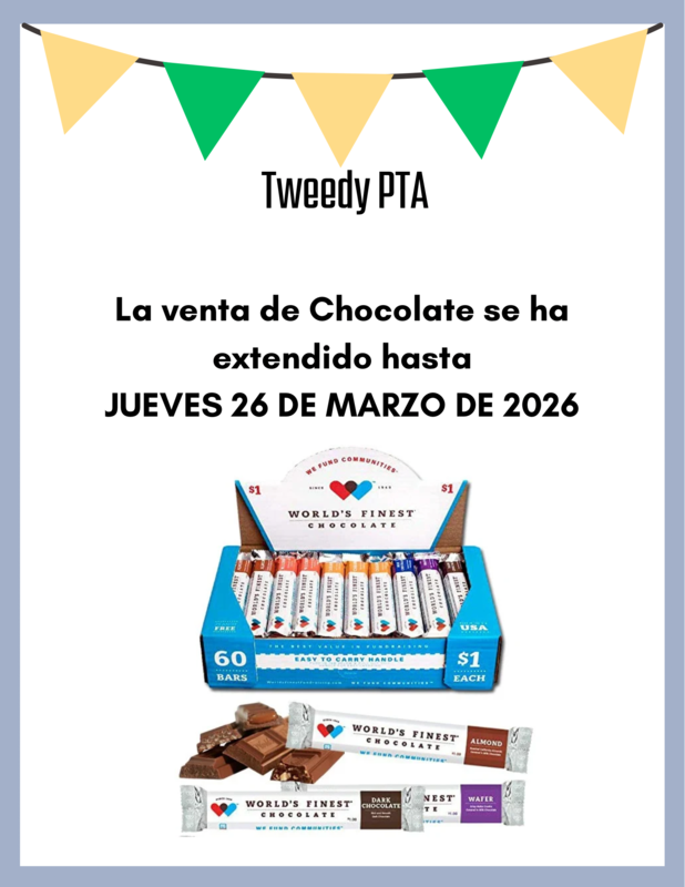 Chocolate fundraiser extended -spanish