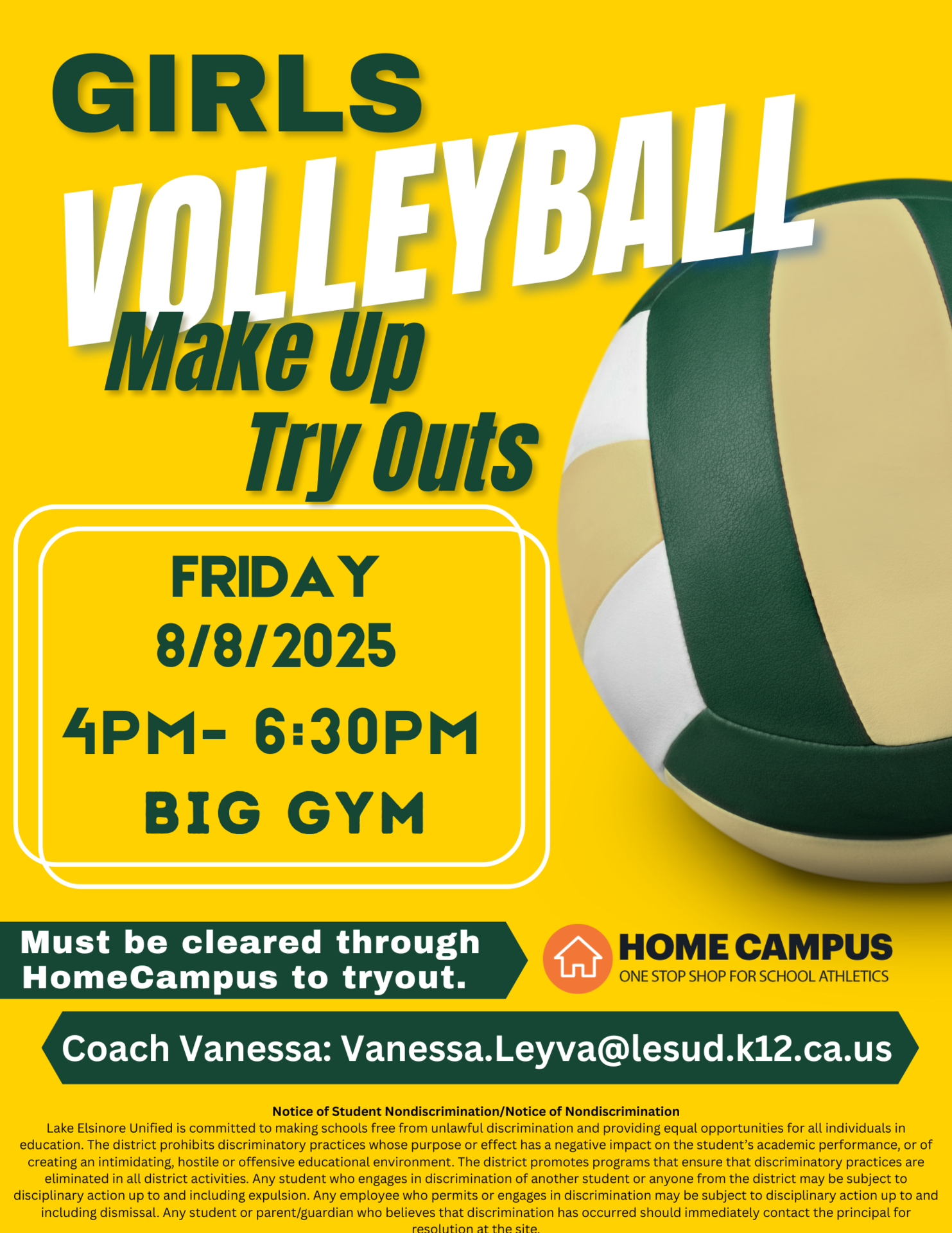 Make Up Try Outs