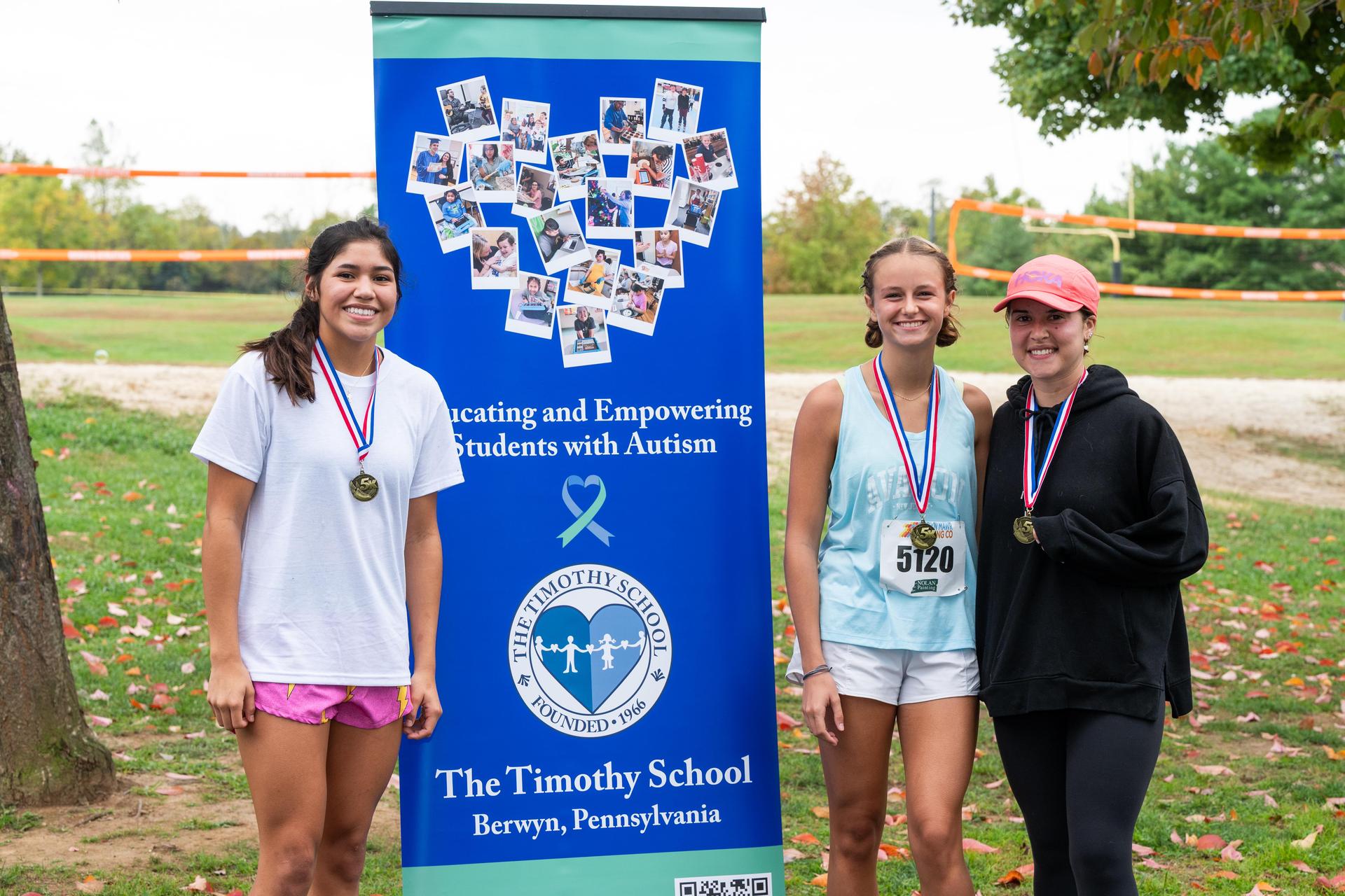3 5K winners, women's division.