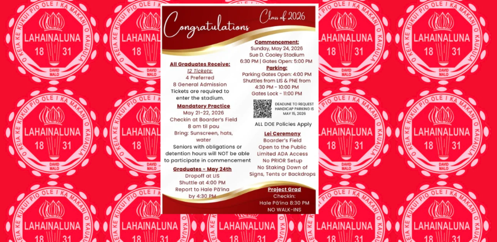 2026 Graduation Flyer
