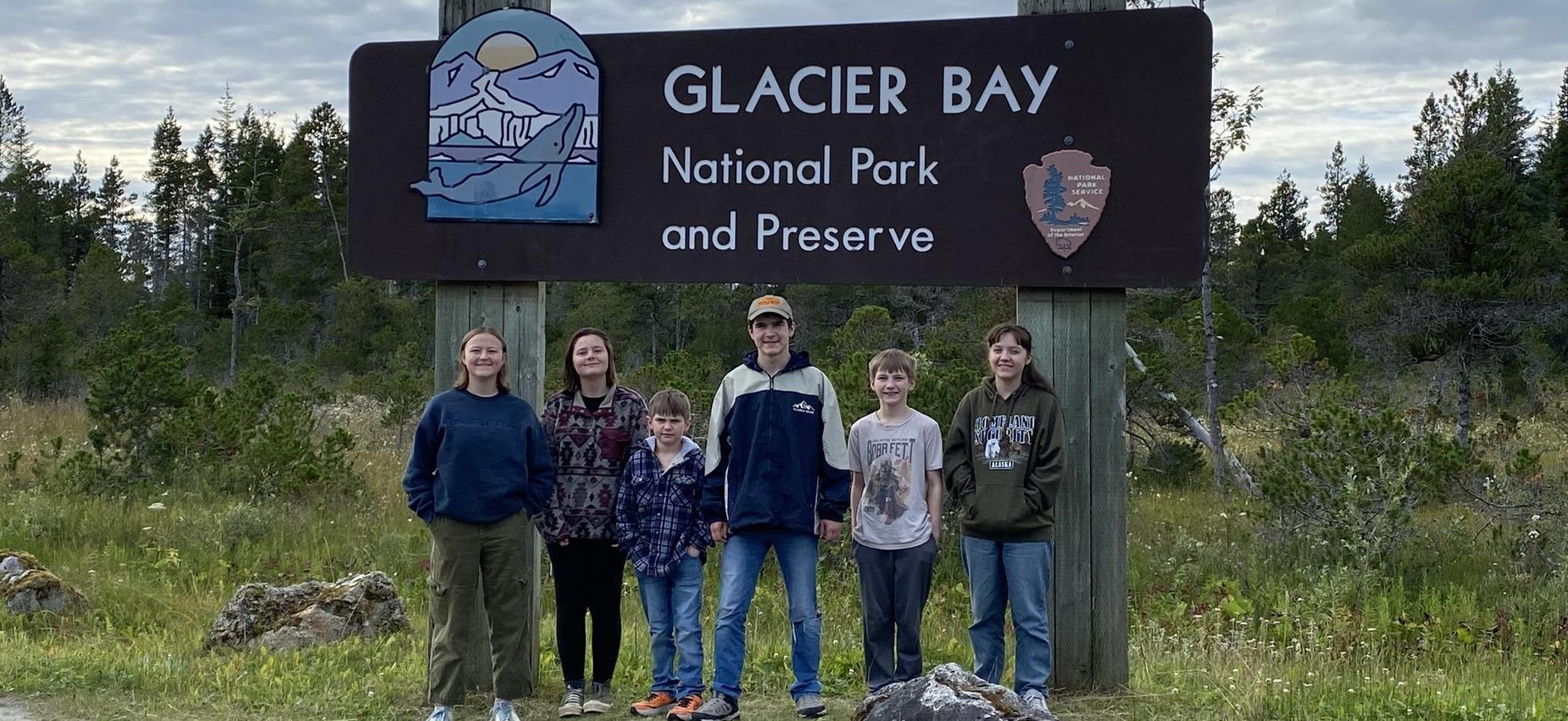 AHS students on a field trip.